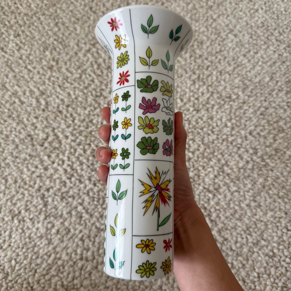 Vintage 60s Rosenthal Studio‑Line Emilio Pucci Piemonte Floral Flower Vase